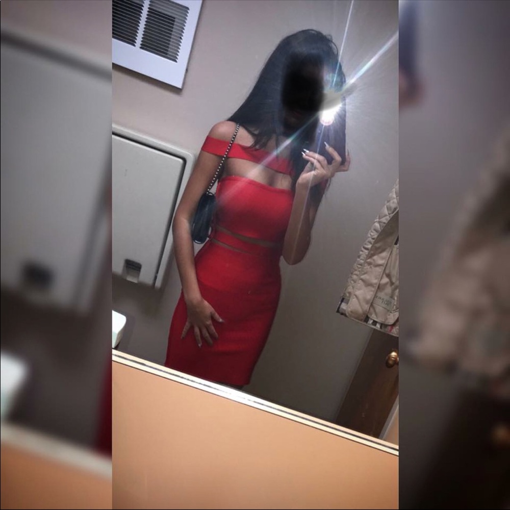 Red dress